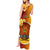 Papua New Guinea Madang Province Tank Maxi Dress Mix Coat Of Arms Polynesian Pattern LT05 - Polynesian Pride