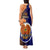 Papua New Guinea Manus Province Tank Maxi Dress Mix Coat Of Arms Polynesian Pattern LT05 - Polynesian Pride
