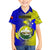 Papua New Guinea Morobe Province Family Matching Off Shoulder Maxi Dress and Hawaiian Shirt Mix Coat Of Arms Polynesian Pattern LT05 Son's Shirt Yellow - Polynesian Pride