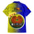 Papua New Guinea Morobe Province Kid Hawaiian Shirt Mix Coat Of Arms Polynesian Pattern LT05 - Polynesian Pride