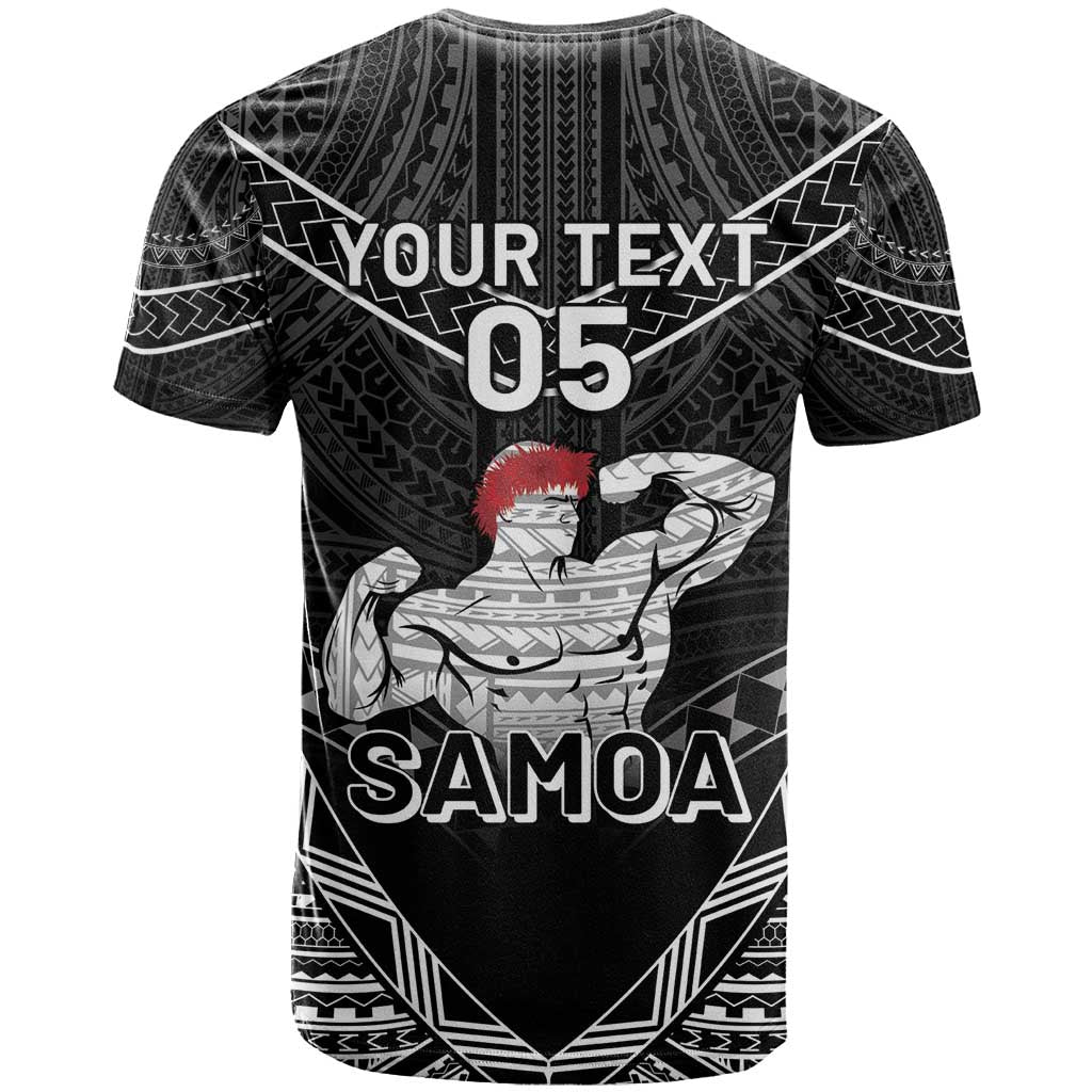Custom Samoa Wrestling T Shirt Samoan Wrestler Ulafala Style
