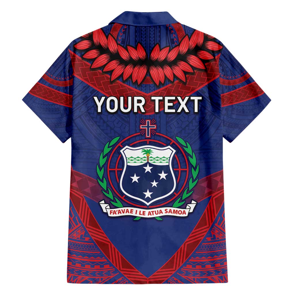 Personalised FAST Party Samoa Family Matching Off Shoulder Maxi Dress and Hawaiian Shirt Samoan Coat Of Arms Ulafala Style LT05 - Polynesian Pride
