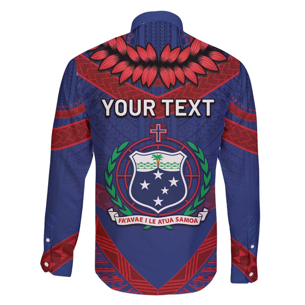 Personalised FAST Party Samoa Family Matching Off Shoulder Maxi Dress and Hawaiian Shirt Samoan Coat Of Arms Ulafala Style LT05 - Polynesian Pride