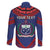 Personalised FAST Party Samoa Family Matching Puletasi and Hawaiian Shirt Samoan Coat Of Arms Ulafala Style