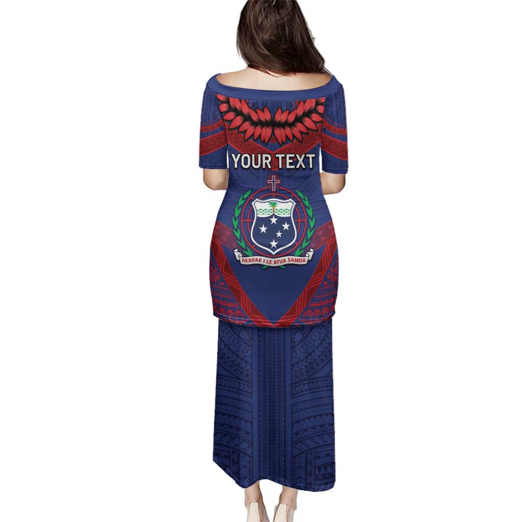 Personalised FAST Party Samoa Family Matching Puletasi and Hawaiian Shirt Samoan Coat Of Arms Ulafala Style LT05 - Polynesian Pride
