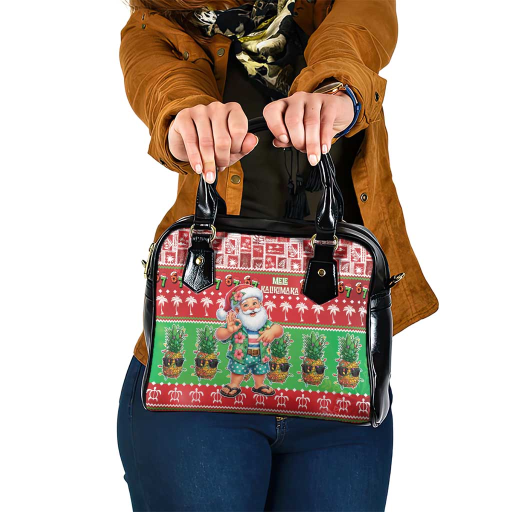 Mele Kalikimaka Hawaii Christmas Shoulder Handbag Funny Santa 67 Gen Alpha Slang - Polynesian Pride