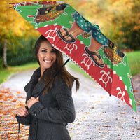 Mele Kalikimaka Hawaii Christmas Umbrella Funny Santa 67 Gen Alpha Slang LT05 - Polynesian Pride