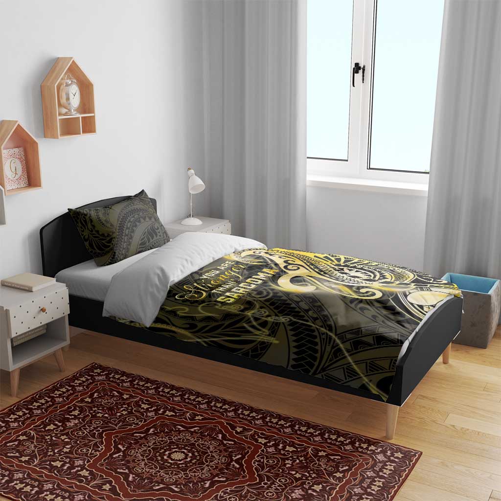 Sarcoma Awareness Bedding Set You Are Stronger Than Sarcoma