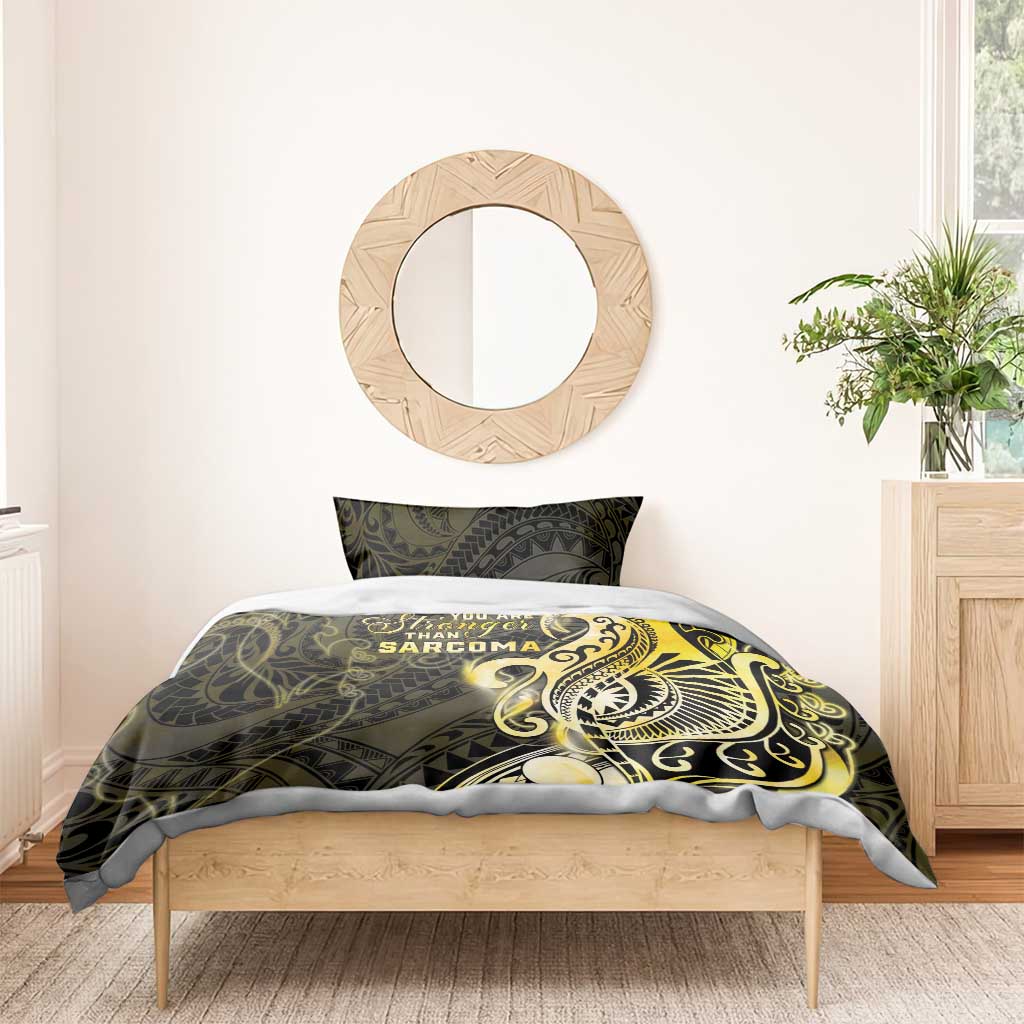 Sarcoma Awareness Bedding Set You Are Stronger Than Sarcoma