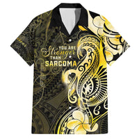 Sarcoma Awareness Family Matching Summer Maxi Dress and Hawaiian Shirt You Are Stronger Than Sarcoma