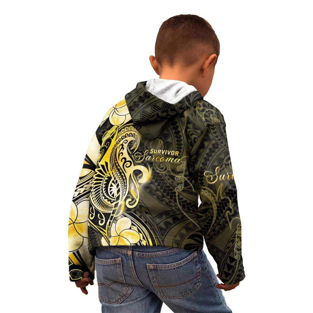 Sarcoma Awareness Kid Hoodie You Are Stronger Than Sarcoma