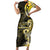 Sarcoma Awareness Short Sleeve Bodycon Dress You Are Stronger Than Sarcoma