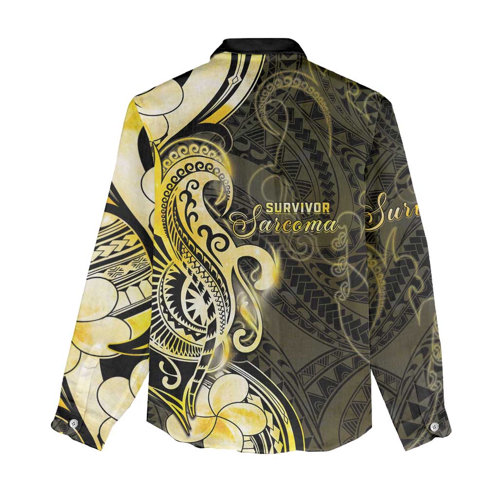 Sarcoma Awareness Women Casual Shirt You Are Stronger Than Sarcoma