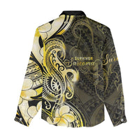 Sarcoma Awareness Women Casual Shirt You Are Stronger Than Sarcoma