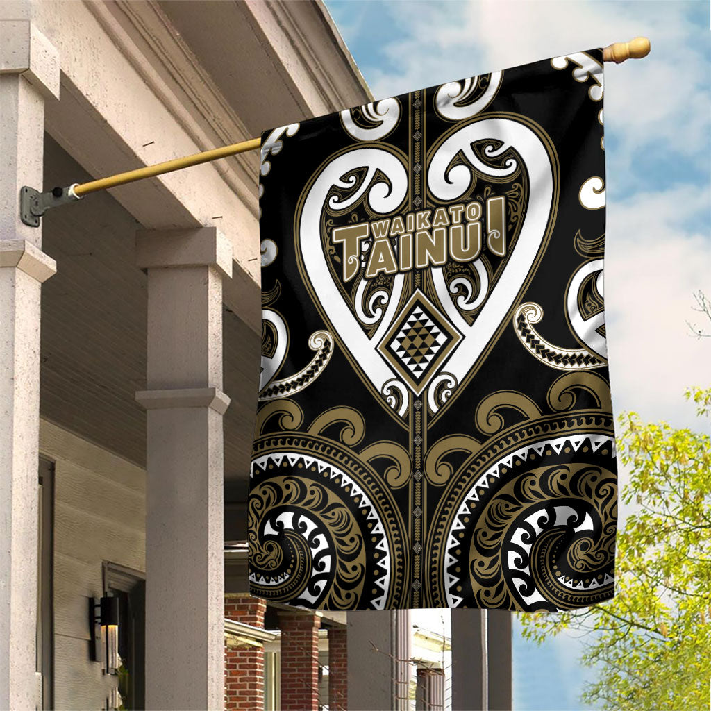 Aotearoa Waikato Tainui Garden Flag Maori Tribal Pattern