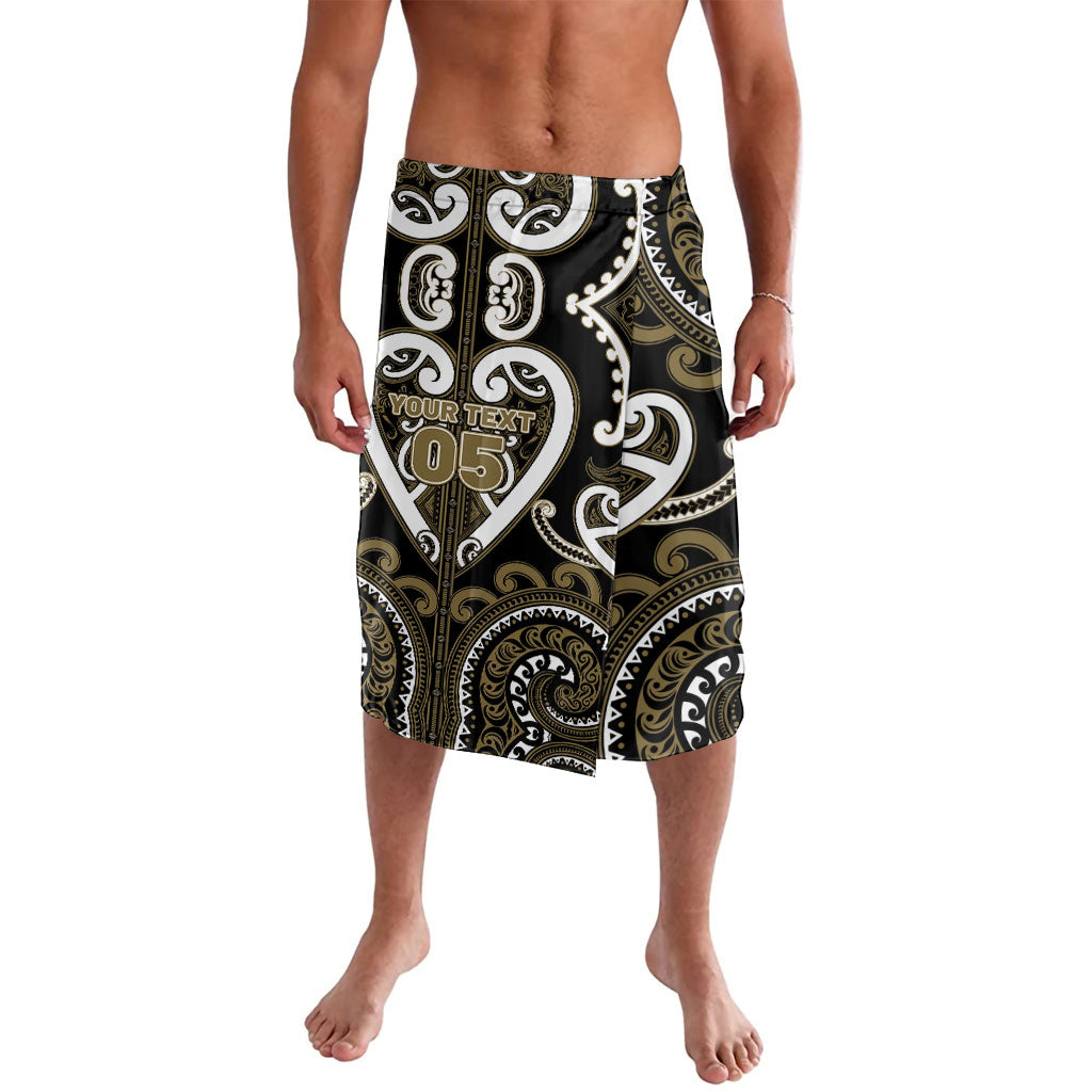 Custom Aotearoa Waikato Tainui Lavalava Maori Tribal Pattern LT05 Dark Yellow - Polynesian Pride