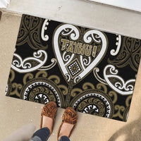 Aotearoa Waikato Tainui Rubber Doormat Maori Tribal Pattern