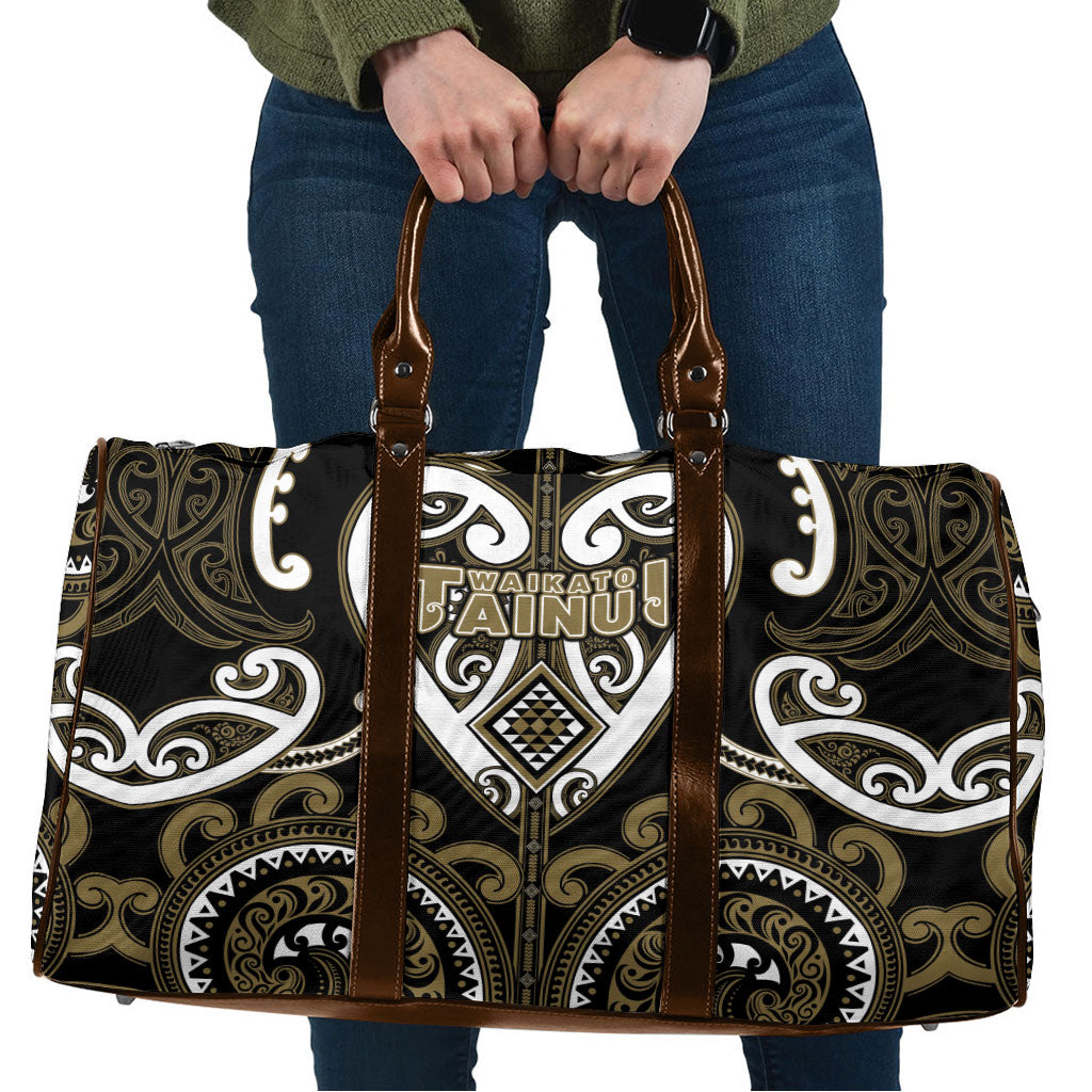 Aotearoa Waikato Tainui Travel Bag Maori Tribal Pattern