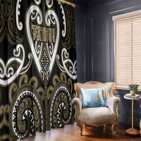 Aotearoa Waikato Tainui Window Curtain Maori Tribal Pattern