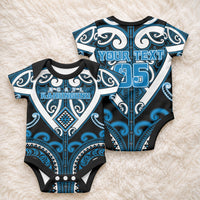 Custom Aotearoa Ngati Kahungunu Baby Onesie Maori Tribal Pattern LT05 - Polynesian Pride