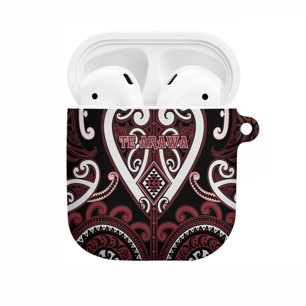Aotearoa Te Arawa AirPods Case Maori Tribal Pattern