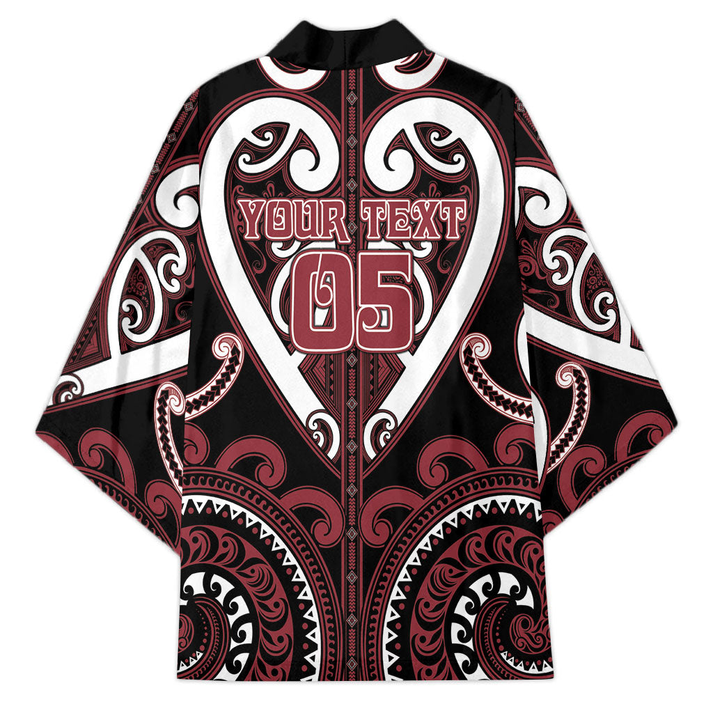 Custom Aotearoa Te Arawa Kimono Maori Tribal Pattern