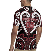Custom Aotearoa Te Arawa Rugby Jersey Maori Tribal Pattern