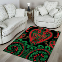 Aotearoa Ngai Tuhoe Area Rug Maori Tribal Pattern