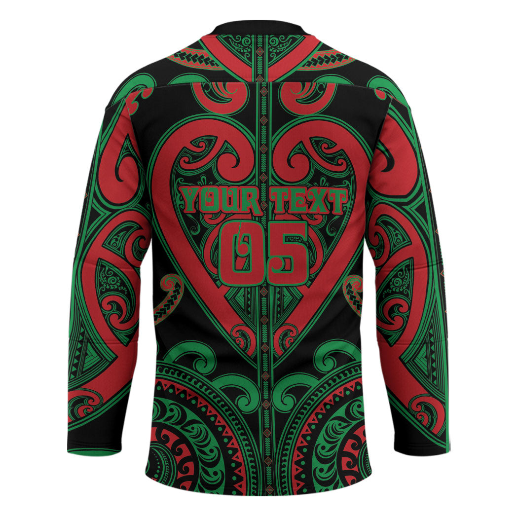 Custom Aotearoa Ngai Tuhoe Hockey Jersey Maori Tribal Pattern