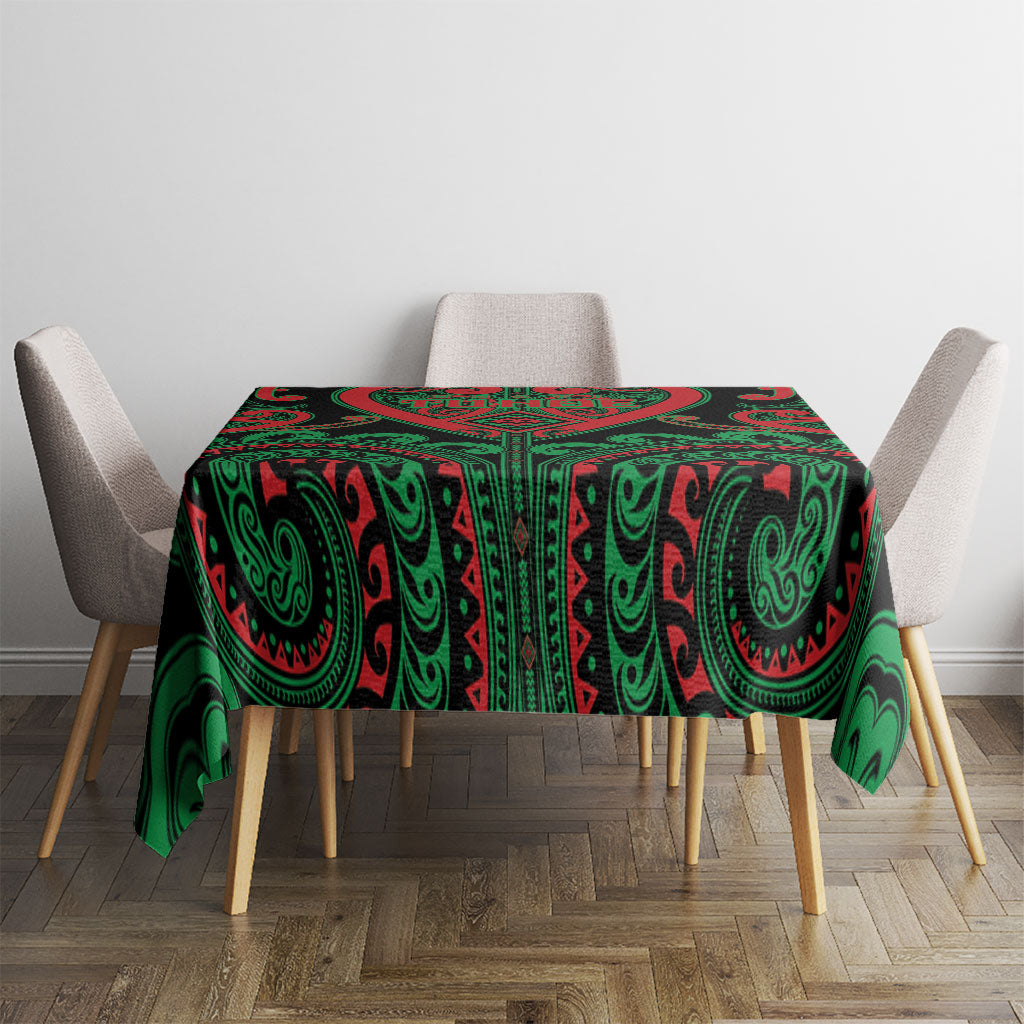 Aotearoa Ngai Tuhoe Tablecloth Maori Tribal Pattern