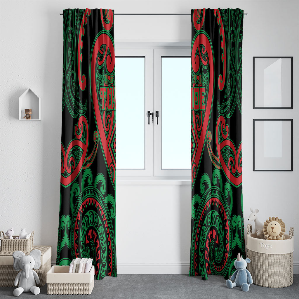 Aotearoa Ngai Tuhoe Window Curtain Maori Tribal Pattern