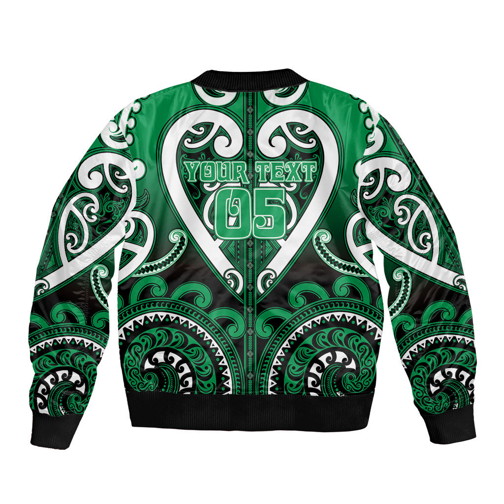 Custom Aotearoa Ngati Maniapoto Bomber Jacket Maori Tribal Pattern