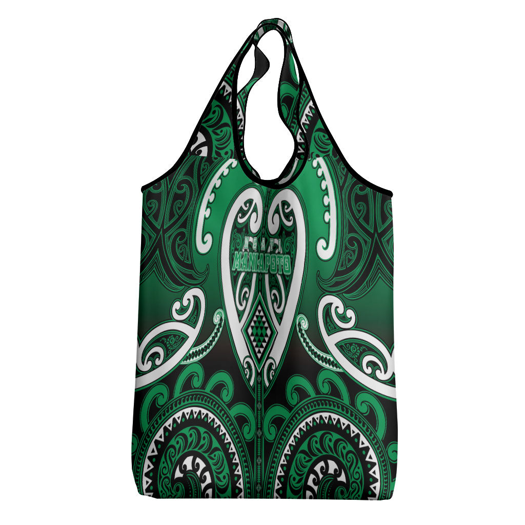 Aotearoa Ngati Maniapoto Grocery Bag Maori Tribal Pattern