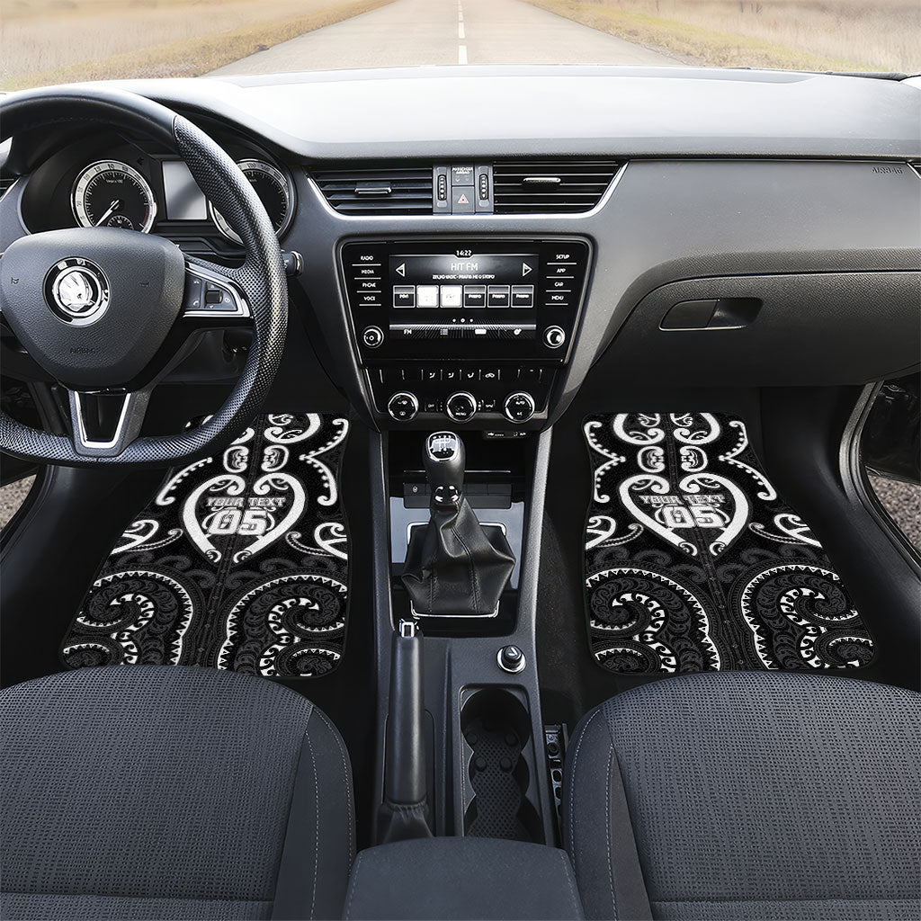 Custom Aotearoa Ngati Raukawa Car Mats Maori Tribal Pattern