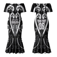 Custom Aotearoa Ngati Raukawa Family Matching Mermaid Dress and Hawaiian Shirt Maori Tribal Pattern