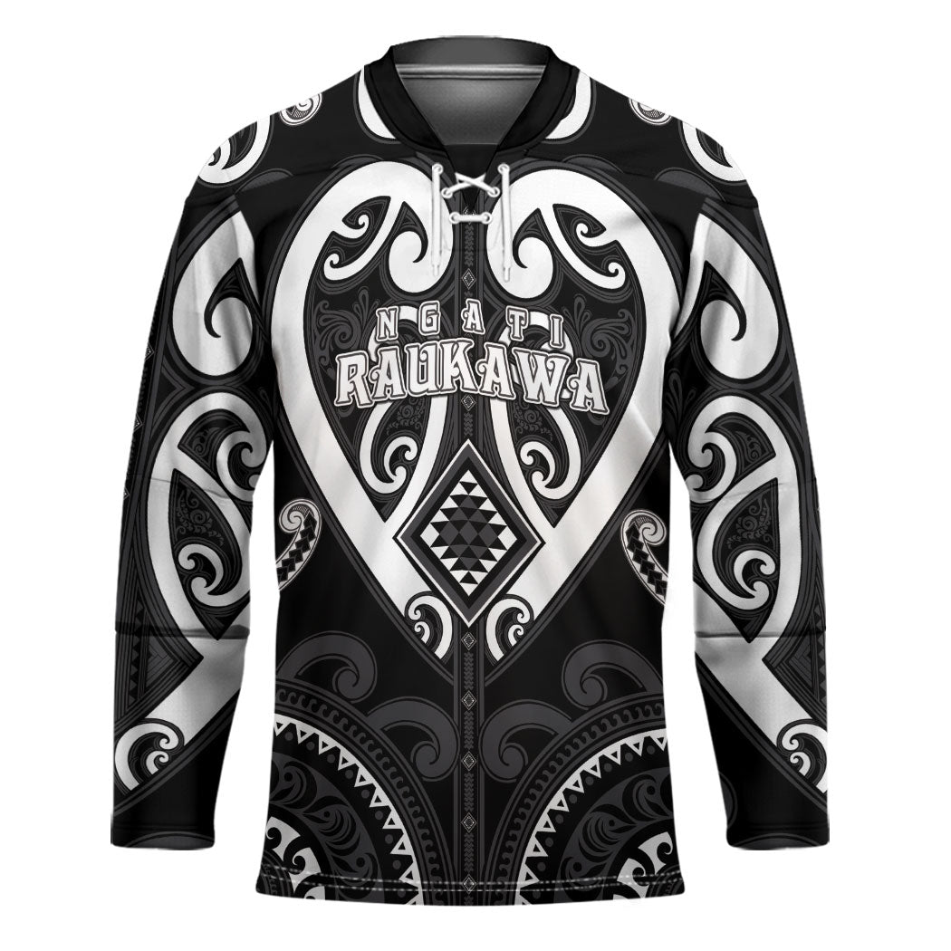 Custom Aotearoa Ngati Raukawa Hockey Jersey Maori Tribal Pattern