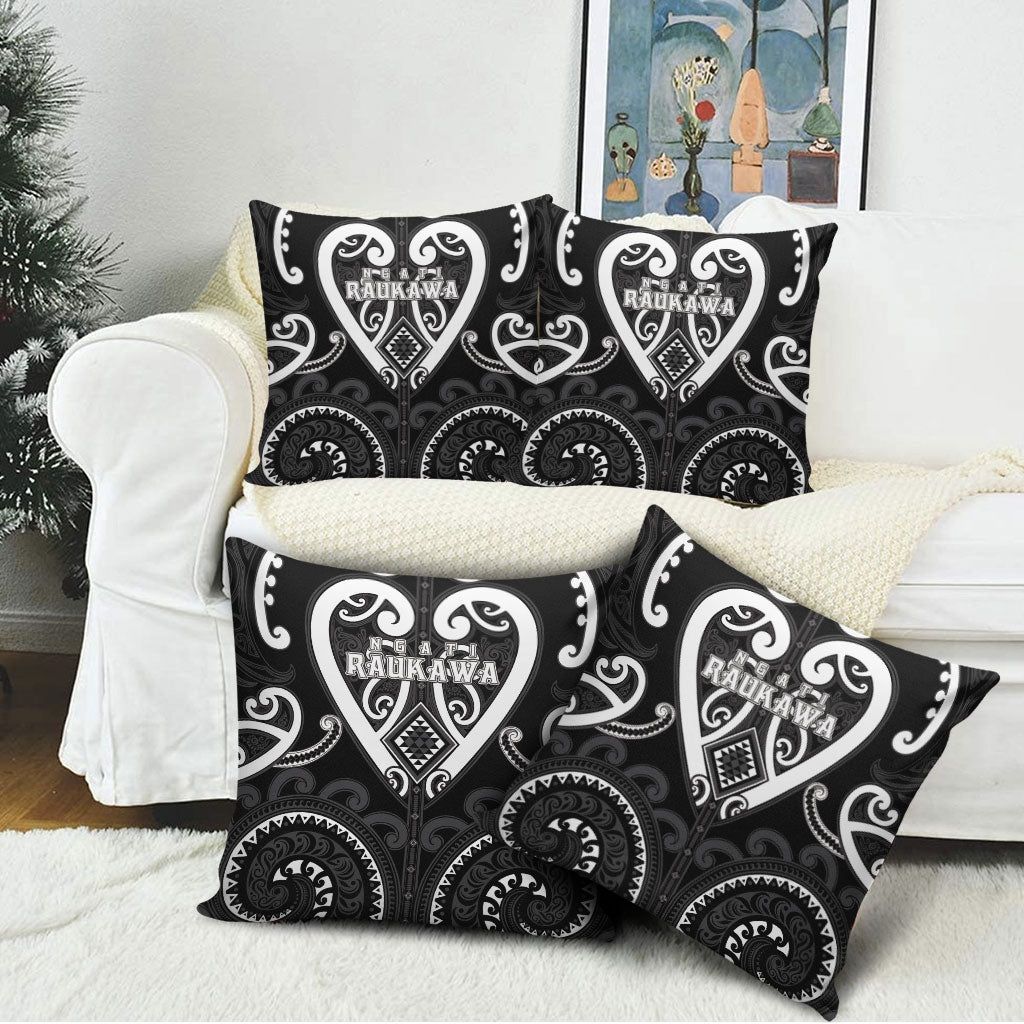 Aotearoa Ngati Raukawa Pillow Cover Maori Tribal Pattern