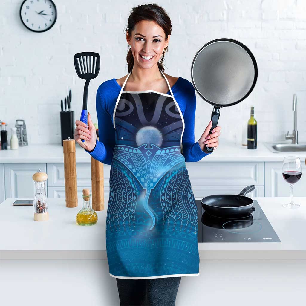 Polynesia Manta Ray Apron Let's The Sea Set You Free - Polynesian Pride