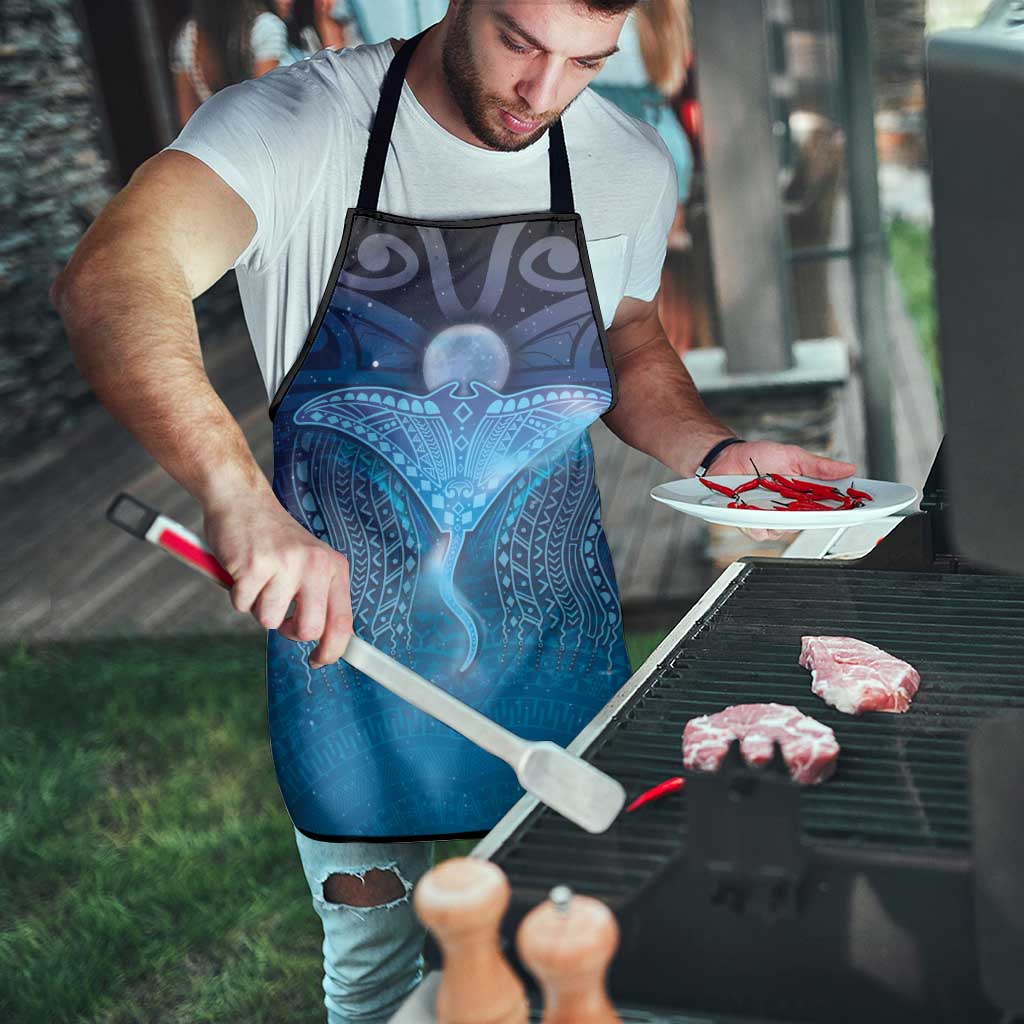Polynesia Manta Ray Apron Let's The Sea Set You Free - Polynesian Pride