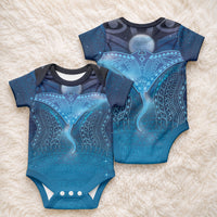Polynesia Manta Ray Baby Onesie Let's The Sea Set You Free LT05 - Polynesian Pride