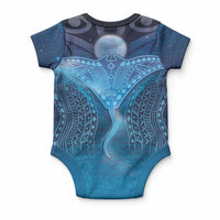 Polynesia Manta Ray Baby Onesie Let's The Sea Set You Free LT05 - Polynesian Pride
