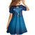 Polynesia Manta Ray Family Matching Off Shoulder Maxi Dress and Hawaiian Shirt Let's The Sea Set You Free - Polynesian Pride