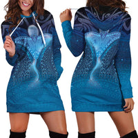 Polynesia Manta Ray Hoodie Dress Let's The Sea Set You Free LT05 - Polynesian Pride