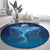 Polynesia Manta Ray Round Carpet Let's The Sea Set You Free - Polynesian Pride