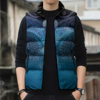 Polynesia Manta Ray Sleeveless Puffer Jacket Let's The Sea Set You Free - Polynesian Pride