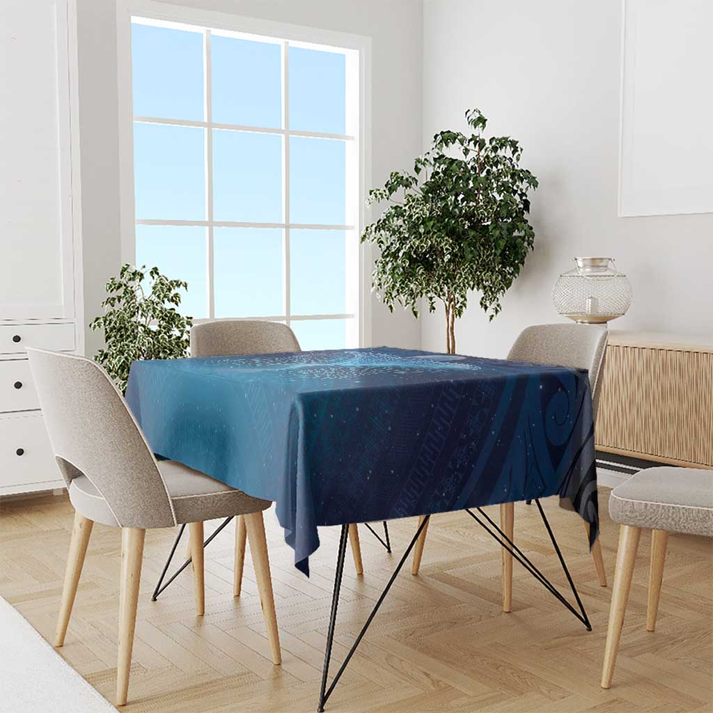 Polynesia Manta Ray Tablecloth Let's The Sea Set You Free - Polynesian Pride