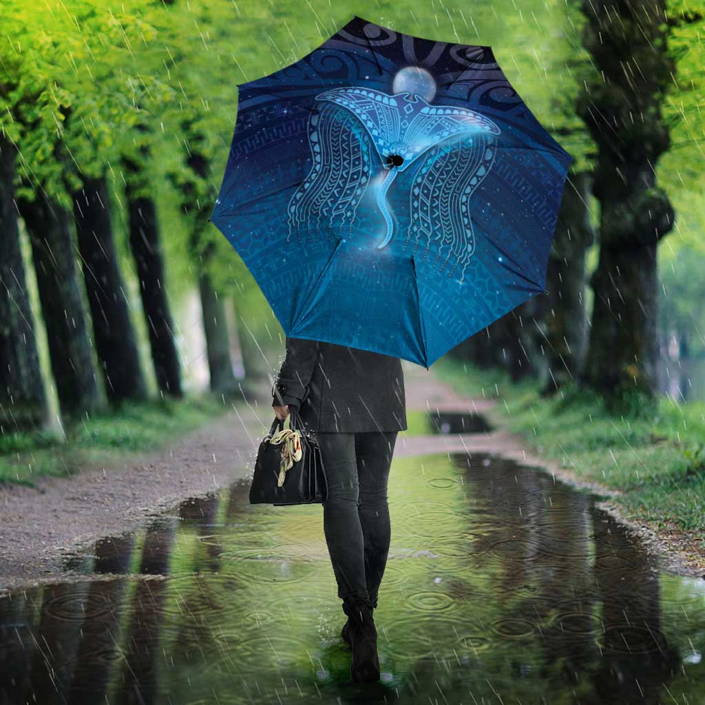 Polynesia Manta Ray Umbrella Let's The Sea Set You Free - Polynesian Pride