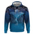 Polynesia Manta Ray Zip Hoodie Let's The Sea Set You Free - Polynesian Pride