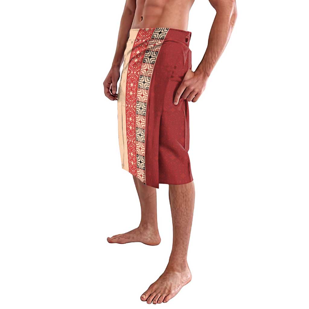 Papua New Guinea Lavalava Oro Tapa Pattern