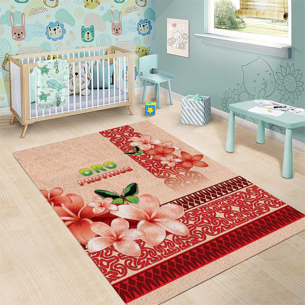 Papua New Guinea Oro Province Area Rug Oro Birdwing Butterfly